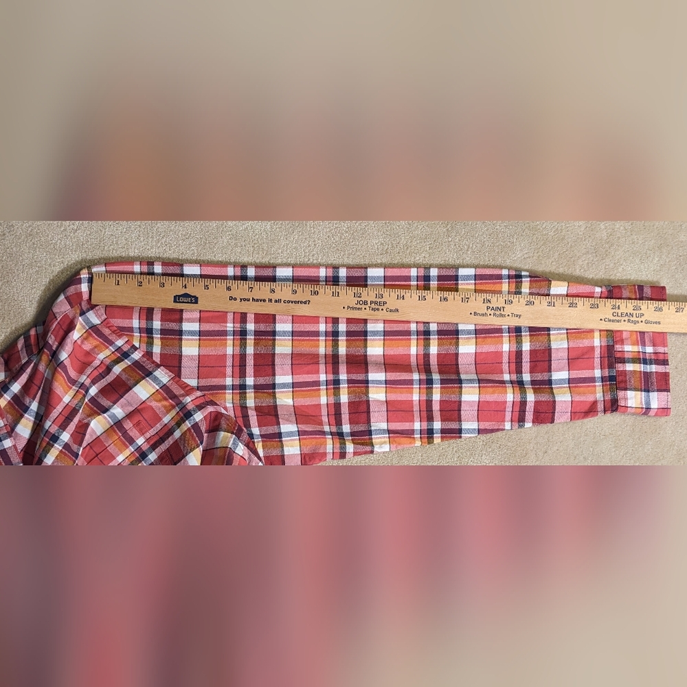 FALLS CREEK Colorful Men's Button down Plaid Shirt‎ Cotton Blend Casual XXXL - Picture 7 of 7